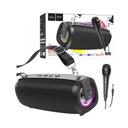 Hoco Outdoor BT Speaker BS55 Gallant with Mic 1500mAh Black Hoco Outdoor BT Speaker BS55 Gallant with Mic 1500mAh Black